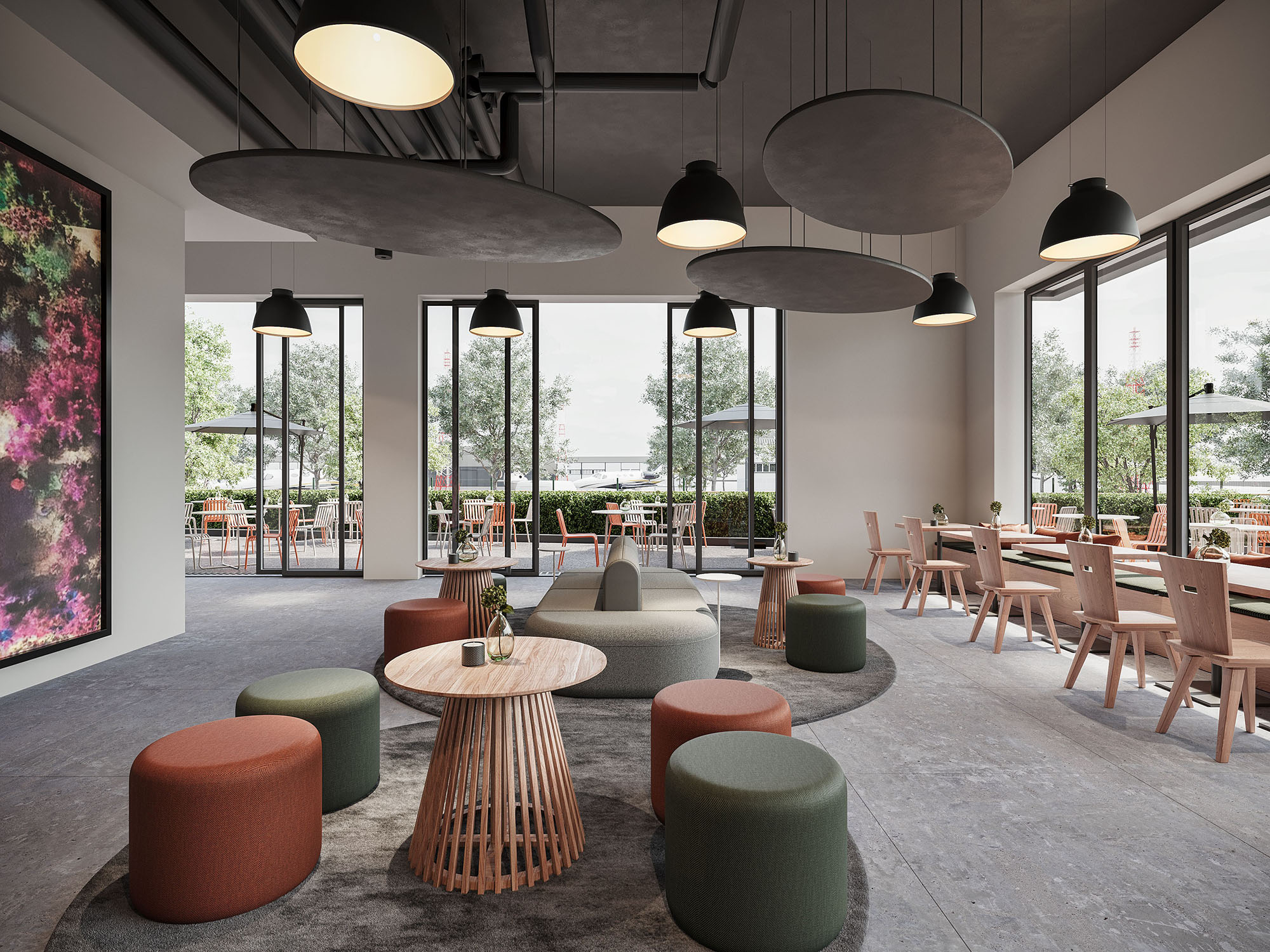 das flax memmingen lounge area